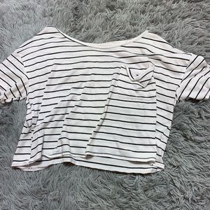 Off the shoulder crop top